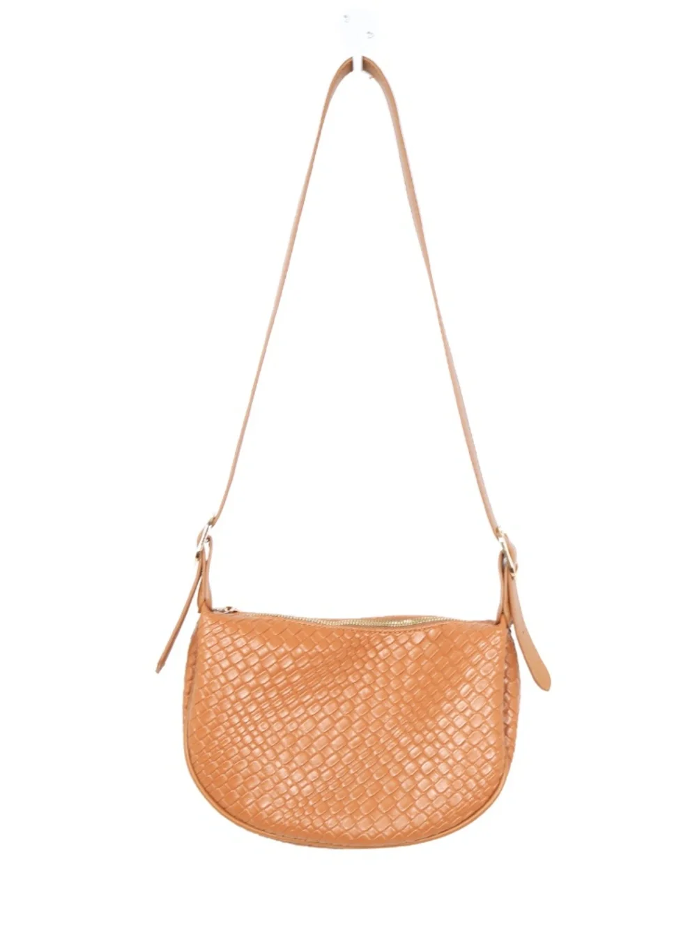 Bostanten Tan Leather Crossbody Shoulder Bag Neutral Everyday Purse